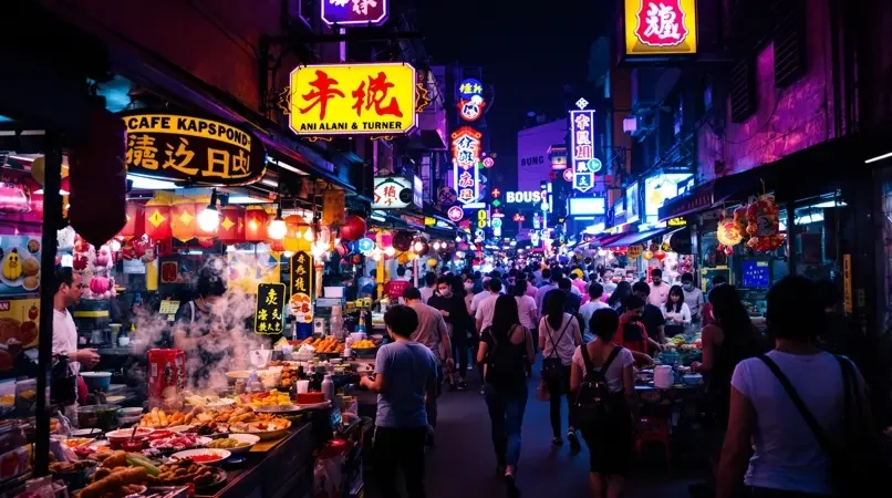 夜市小吃的深夜暴击 - 风驰影院生活趣拍封面