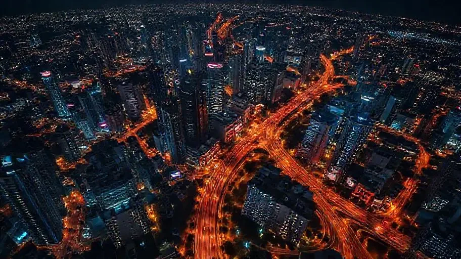 城市夜景延时摄影大片 - 风驰影院歪歪热播封面